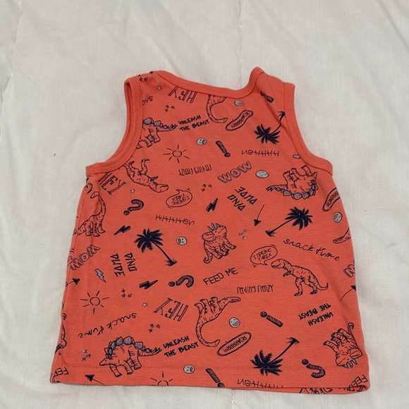 The Children’s Place Dinosaur Print Coral Tank Top - Picture 5 of 16